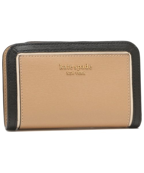 kate spade new york(ケイトスペードニューヨーク)/ケイトスペード 二つ折り財布 モーガン ミニ財布 ブラウンマルチ レディース KATE SPADE K8965 250/img01