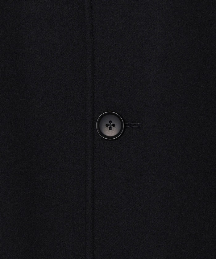 SHIPS: スーパー160S メリノウール メルトン シングル ピーコート