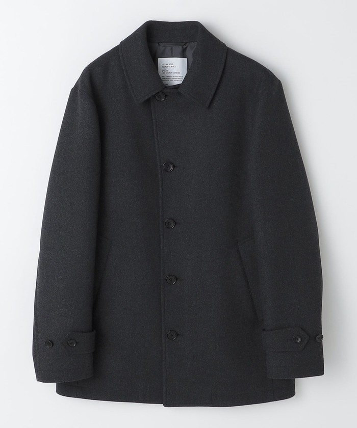 スーパー160’Ｓ　メリノウール　メルトン　シングル　ピーコート SHIPS: スーパー160'S メリノウール メルトン シングル ピーコート