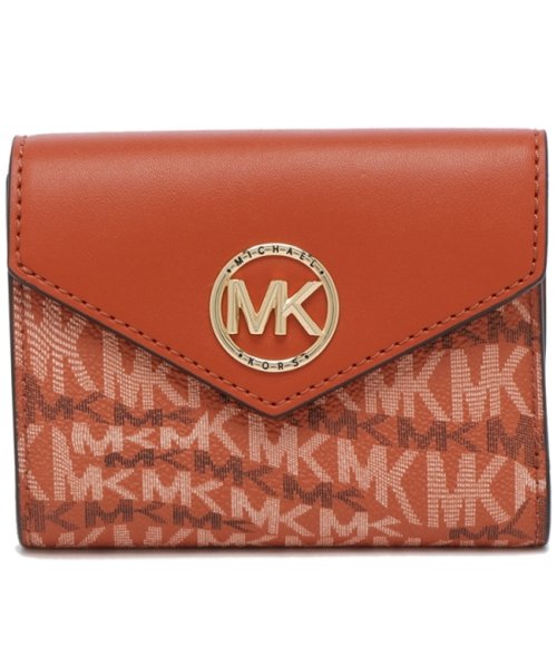 MICHAEL KORS(マイケルコース)/マイケルコース 三つ折り財布 グリニッジ ミニ財布 オレンジ レディース MICHAEL KORS 32F2GGRE6I 855/img05