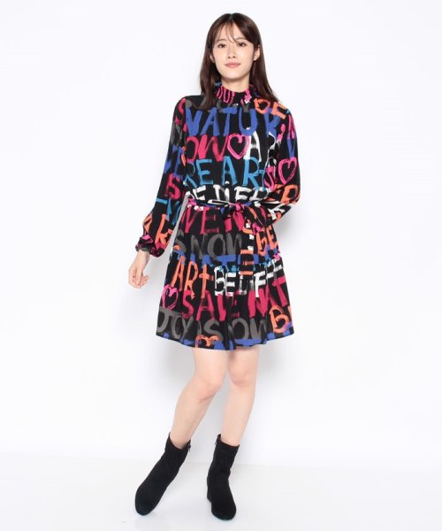 Desigual(デシグアル)/メッセージ ショート チュニックワンピース/img08