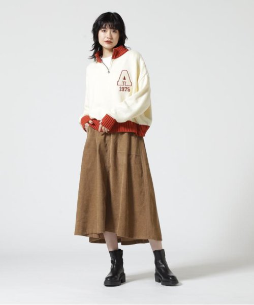 AVIREX(AVIREX)/COLLEGE WAPPEN KINIT TOPS/ カレッジワッペンニットトップス/img09