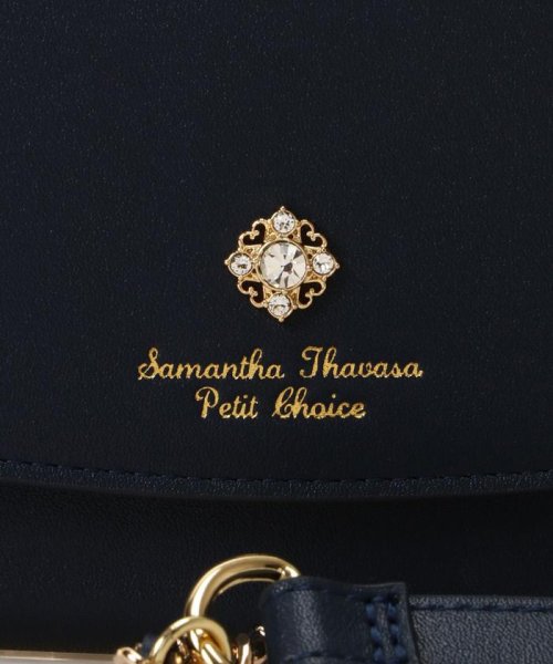 Samantha Thavasa Petit Choice(サマンサタバサプチチョイス)/ラインストーンハートモチーフ ウォレットショルダー/img19