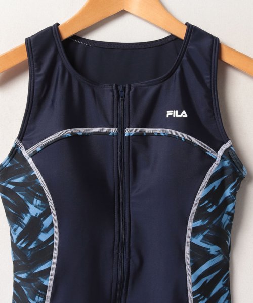 FILA(フィラ（スイムウェア）)/【スイム】ノースリーブ フルジップ セパレーツ水着 レデイ―ス/img03