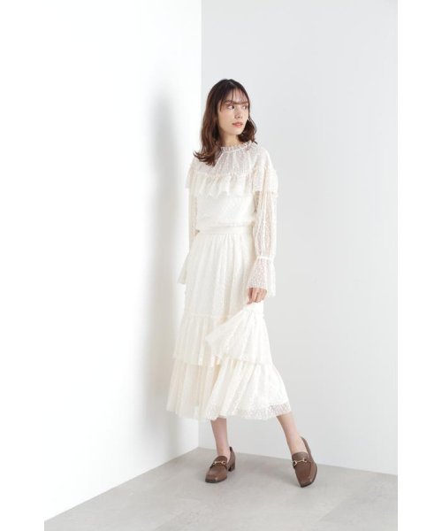 JILL STUART(ジル スチュアート)/ケリードットチュールブラウス/img13