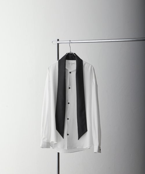 Nilway(ニルウェイ)/スカーフ襟とろみシャツ/img01