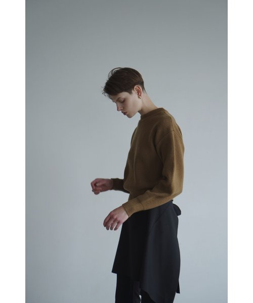 CLANE(クラネ)/BASIC DROP SHOULDER KNIT TOPS/img10