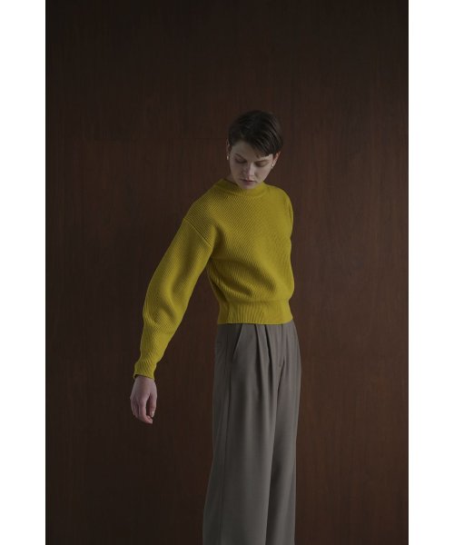 CLANE(クラネ)/BASIC DROP SHOULDER KNIT TOPS/img19