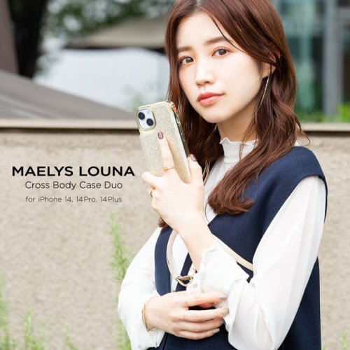 MAELYS LOUNA(マエリスルーナ)/【iPhone14/13 ケース】Cross Body Case Duo (beige)/img07