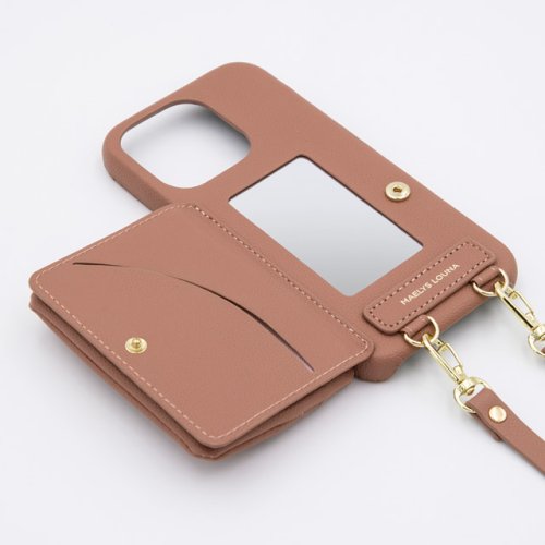 MAELYS LOUNA(マエリスルーナ)/【iPhone14/13 ケース】Clutch Ring Case (gray pink)/img02