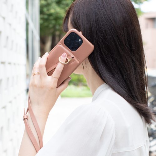 MAELYS LOUNA(マエリスルーナ)/【iPhone14/13 ケース】Clutch Ring Case (gray pink)/img03