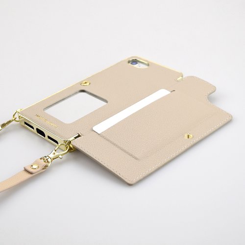 【iPhoneSE(第3/2世代)/8/7 ケース】Cross Body Case (beige) 人気・おすすめ｜使いやすい・旅行におすすめ 品質保証 全国発送 在庫限り