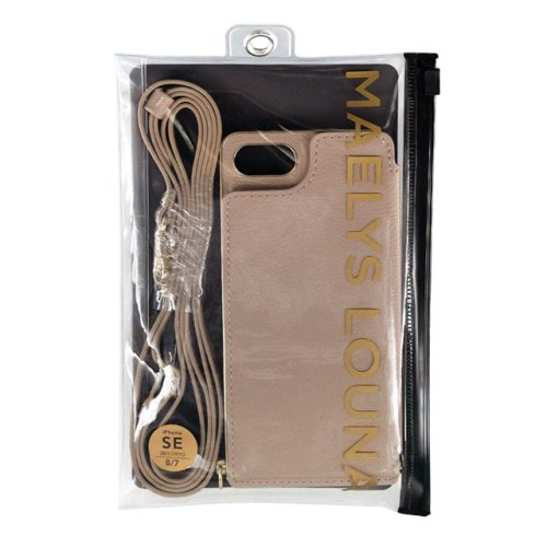 【iPhoneSE(第3/2世代)/8/7 ケース】Cross Body Case (beige) 人気・おすすめ｜使いやすい・旅行におすすめ 品質保証 全国発送 在庫限り