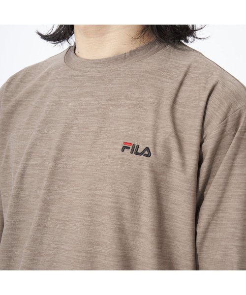 fila(men)(フィラ（メンズ）)/【ラン】吸水速乾 ストレッチ クルーネックロングTシャツ メンズ/img09