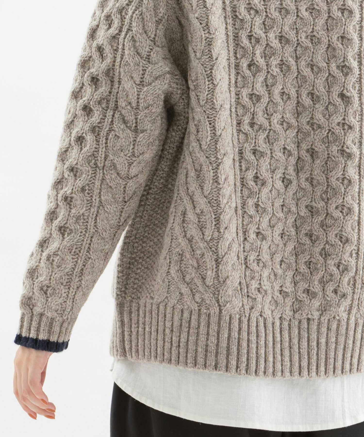 最終値下げ品 美品 【 BEAMSPLUS 】3ゲージ マルチパターン アラン