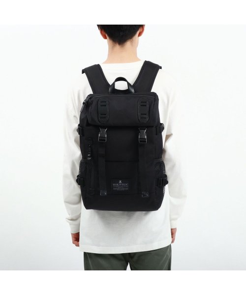 MAKAVELIC(マキャベリック)/マキャベリック リュック MAKAVELIC DOUBLE BELT ZONE MIX DAYPACK BLACK EDITION 3122－10106/img01