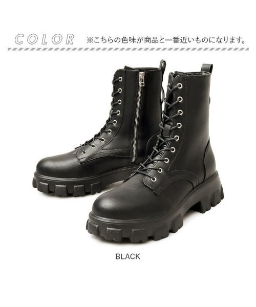 BACKYARD FAMILY(バックヤードファミリー)/glabella TRUCK SOLE LACE UP BOOTS/img10