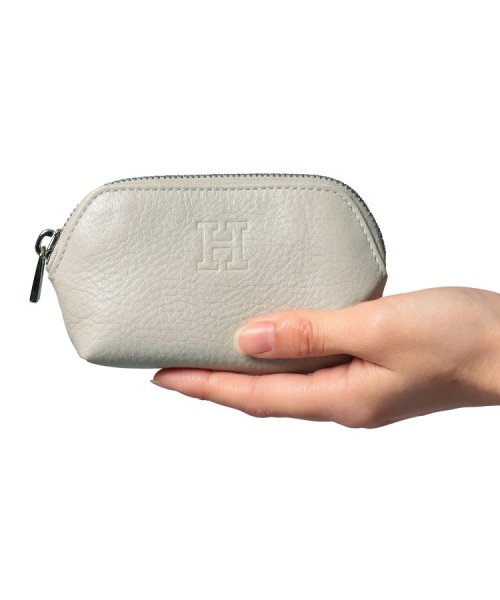 【アクセサリー】ポーチ レザー コンパクト 本革 