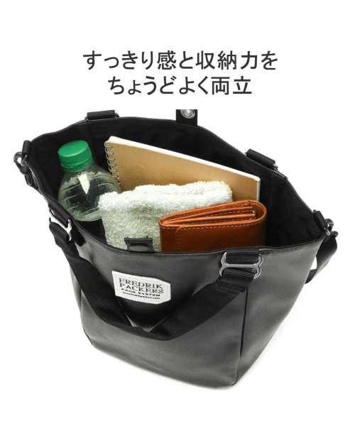 FREDRIK PACKERS(フレドリックパッカーズ)/【日本正規品】 フレドリックパッカーズ ミニトートバッグ FREDRIK PACKERS MISSION TOTE (XS) ECO LEATHER 日本製/img05