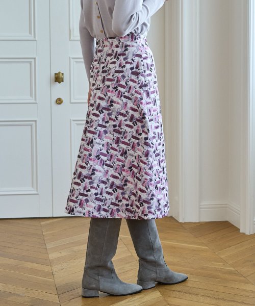 セール】オードトワレジャガード後ろ切り替えスカート (505013652  