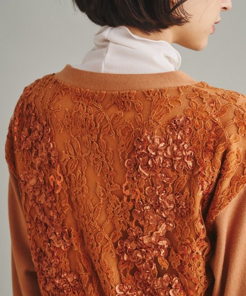 レース刺繍カーディガン 