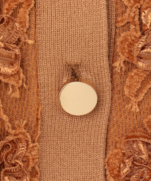 レース刺繍カーディガン 