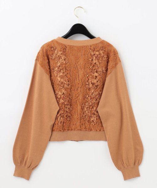 レース刺繍カーディガン 