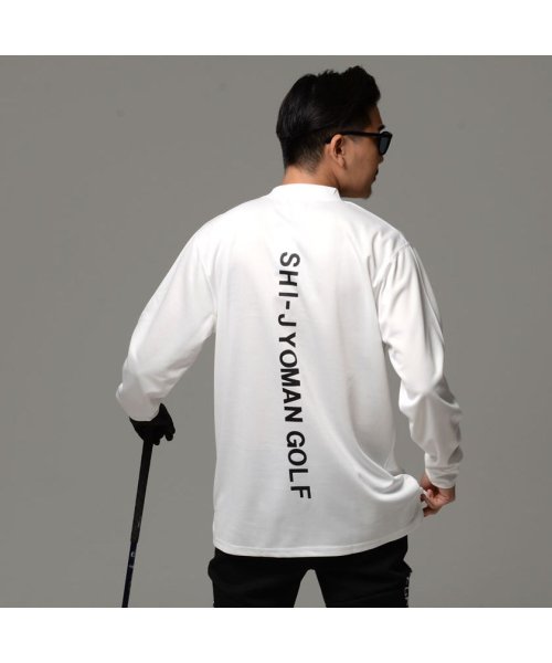 SB Select(エスビーセレクト)/SHI－JYOMAN GOLF バッグロゴモックネックロンTEE 長袖Tシャツ/img02