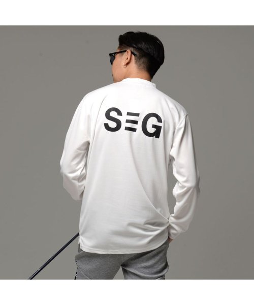 SB Select(エスビーセレクト)/SHI－JYOMAN GOLF ショルダーロゴモックネックロンTEE 長袖Tシャツ/img02