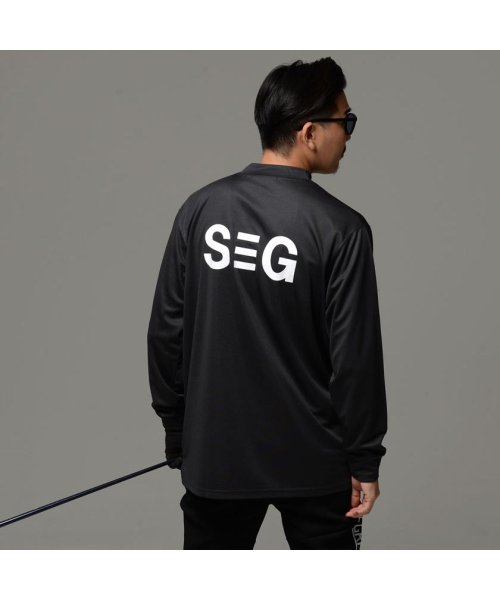 SB Select(エスビーセレクト)/SHI－JYOMAN GOLF ショルダーロゴモックネックロンTEE 長袖Tシャツ/img04