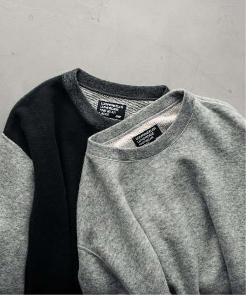 【LOOPWHEELER for LOWERCASE】別注 ツリアミウール ルーズスウェット LOOPWHEELER for LOWERCASE 別注 ツリアミウール