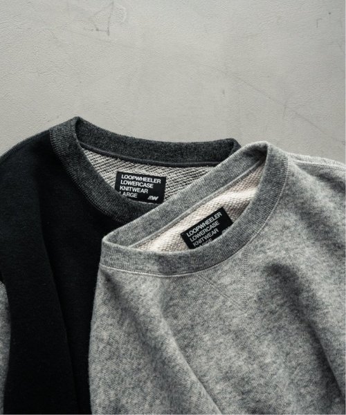 【LOOPWHEELER for LOWERCASE】別注 ツリアミウール ルーズスウェット LOOPWHEELER for LOWERCASE 別注 ツリアミウール