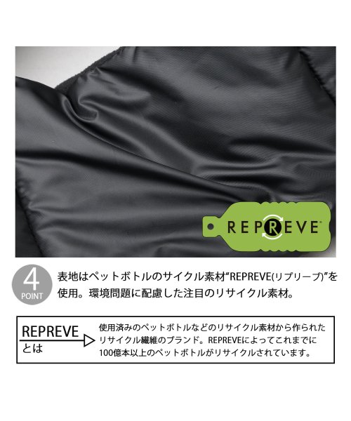 UNIVERSAL OVERALL(ユニバーサルオーバーオール)/GERRY ジェリー 再生ポリエステル REPREVE 差し込み 中綿マフラー ダウンマフラー ネックウォーマー 秋 冬 防寒 通勤 通学 アウトドア 旅行/img05