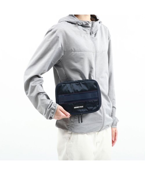 BRIEFING GOLF(ブリーフィング ゴルフ)/【日本正規品】ブリーフィング ゴルフ ポーチ BRIEFING GOLF EXPAND POUCH S ECO TWILL 抗菌 BRG223G54/img01