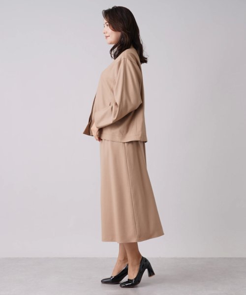 Leilian PLUS HOUSE(レリアンプラスハウス)/【セットアップ対応商品】比翼ノーカラージャケット【my perfect wardrobe】/img15