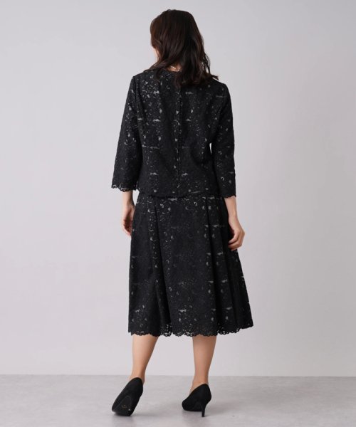 【セレモニー】レースブラウススーツ 