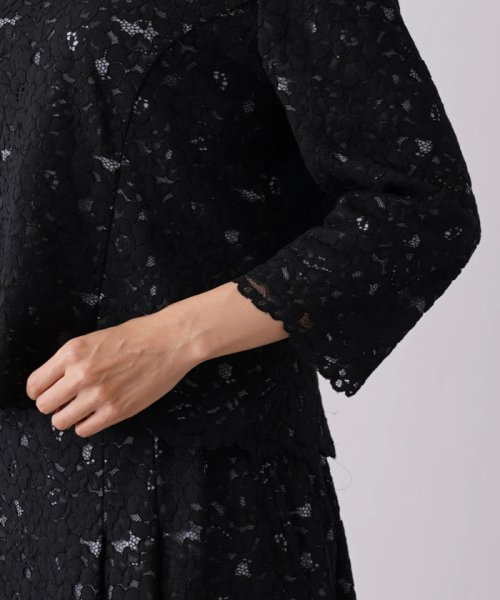 【セレモニー】レースブラウススーツ 