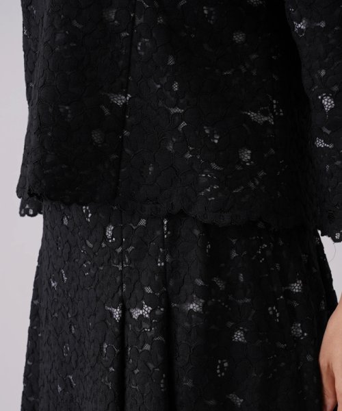 【セレモニー】レースブラウススーツ 