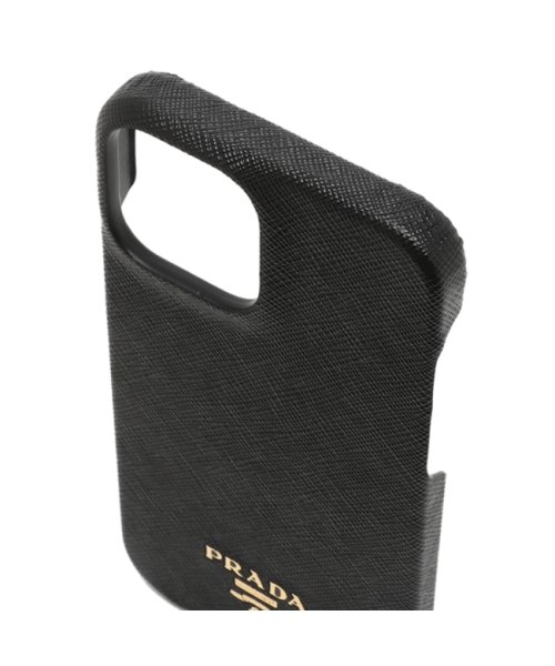 PRADA(プラダ)/プラダ iPhoneケース スマートフォンケース サフィアーノ ロゴ ブラック メンズ レディース PRADA 1ZH146 QWA F0002/img04