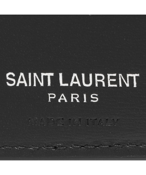SAINT LAURENT(サンローランパリ)/サンローランパリ 二つ折り財布 カサンドラ ブラック メンズ SAINT LAURENT PARIS 453276 0SX0E 1000/img08