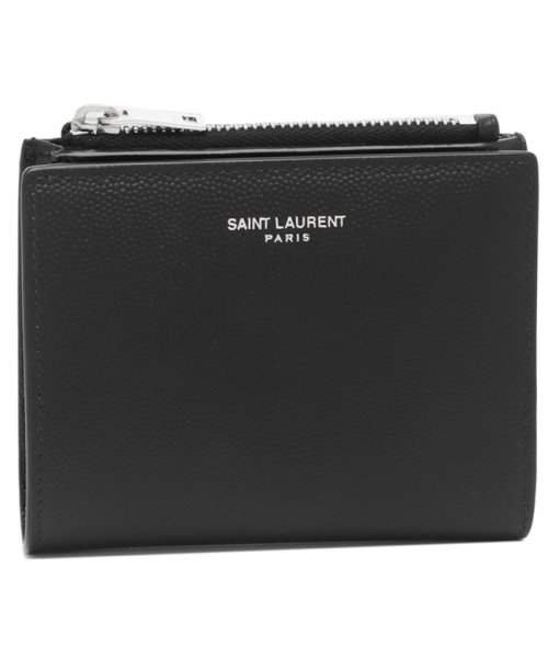 SAINT LAURENT(サンローランパリ)/サンローランパリ 二つ折り財布 コインケース ブラック メンズ SAINT LAURENT PARIS 575789 BTY0N 1000/img01