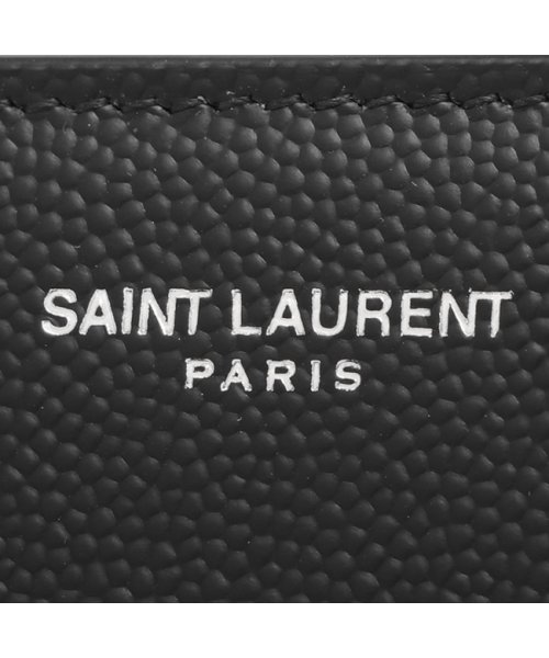 SAINT LAURENT(サンローランパリ)/サンローランパリ 二つ折り財布 コインケース ブラック メンズ SAINT LAURENT PARIS 575789 BTY0N 1000/img06