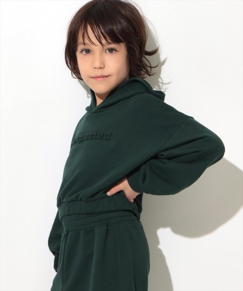 ANAP KIDS(アナップキッズ)/エンボスロゴフーディートップス+ジョガーパンツセット/img05