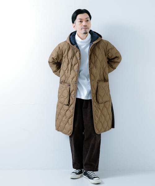ITEMS URBANRESEARCH(アイテムズアーバンリサーチ（メンズ）)/TAION　MILITARY HOOD DOWN COAT/img08