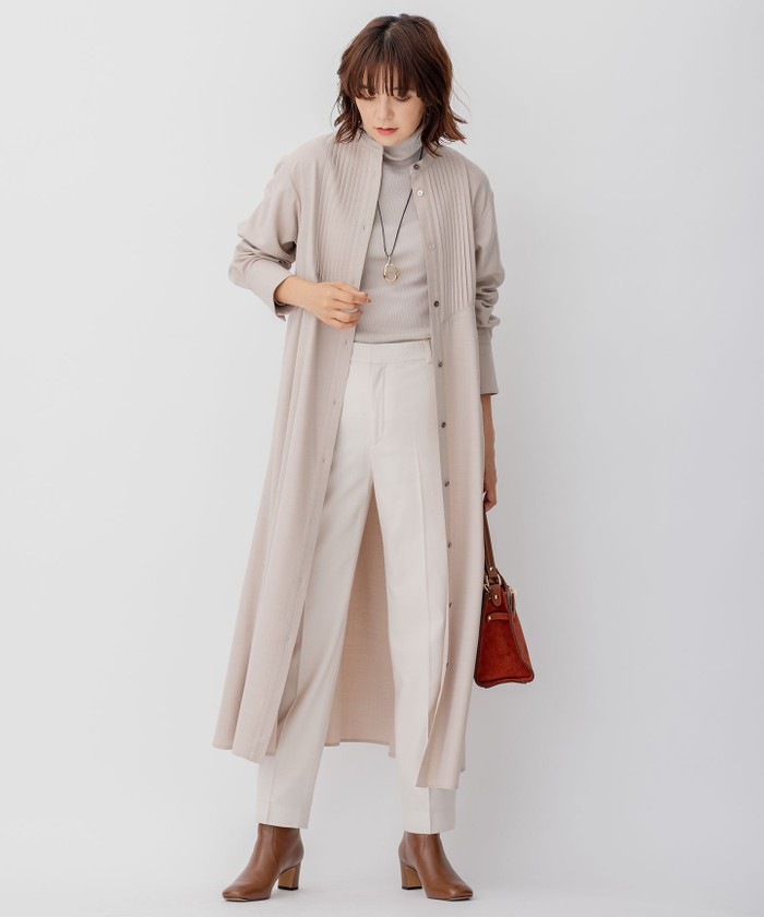 23区　CLASSY.コラボ ウールストレッチツイル　ピンタックワンピース 38 505025308001_22.jpg?sr.dw=500