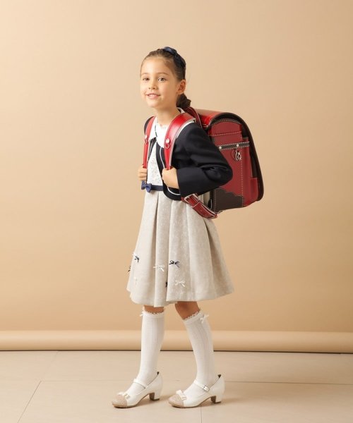 a.v.v(KID'S)(アー・ヴェ・ヴェキッズ)/[110－130]【セレモニースタイル】レースジャガードフィット＆フレアワンピース/img35