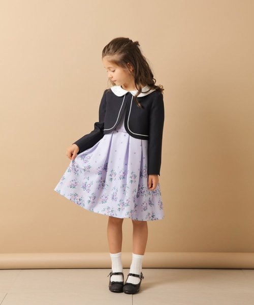 a.v.v(KID'S)(アー・ヴェ・ヴェキッズ)/[110－130]【セレモニースタイル】フラワープリントセレモニーワンピース/img15