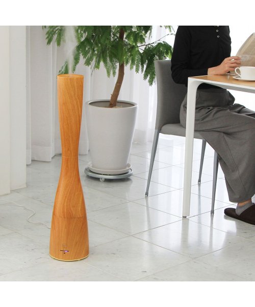 【正規品1年保証】 プリズメイト 加湿器 PRISMATE サブリエ アロマ超音波式加湿器 アロマ タワー型 スリム 大容量 2.5L PR－HF003W 