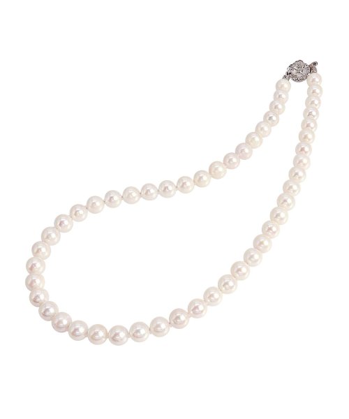 シアーズ あこや 本真珠 7.5－8.0ｍｍ 2点セット ネックレス イヤリング ホワイトピンク系 