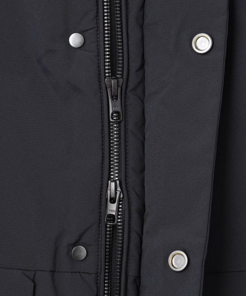 【37.5Tech】中綿フーデッドブルゾンコート 